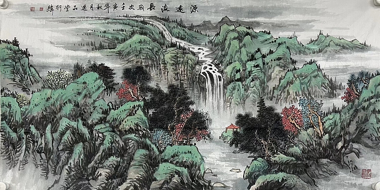 中国美术家协会会员  张衍伟  带合影