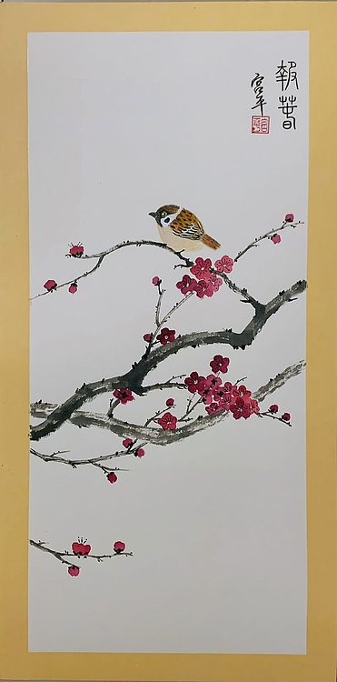 宫平 梅香图