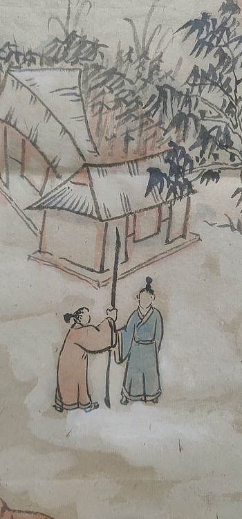 赵东方 仿石涛四条屏