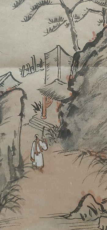 赵东方 仿石涛四条屏
