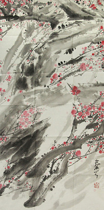 湖北美术学院 秦天 国画作品
