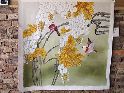 刘益芬 工笔油画