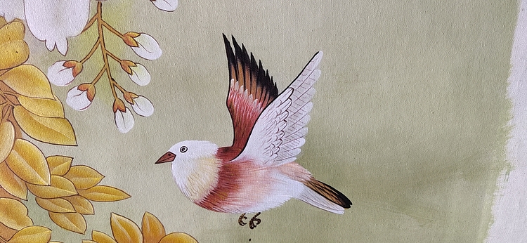 刘益芬 工笔油画