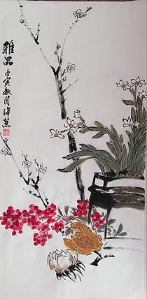 当代花鸟画家 徐慧 精品国画花鸟