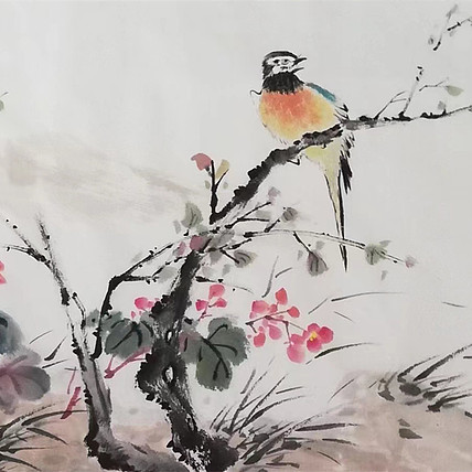 当代花鸟画家 徐慧 精品国画花鸟