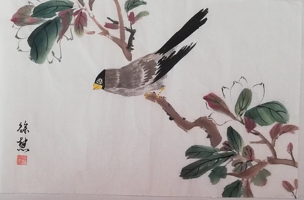 当代花鸟画家 徐慧 精品国画花鸟