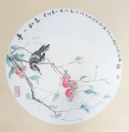 中国美术家协会会员 朱晓红 花鸟