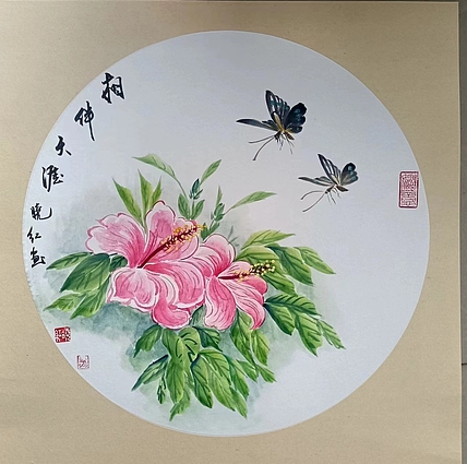 中国美术家协会会员 朱晓红 花鸟