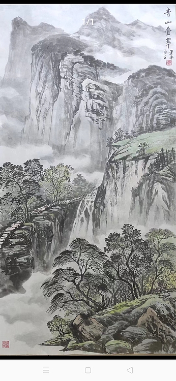 中国国学书画研究院美协会员  王建平 实力山水画家