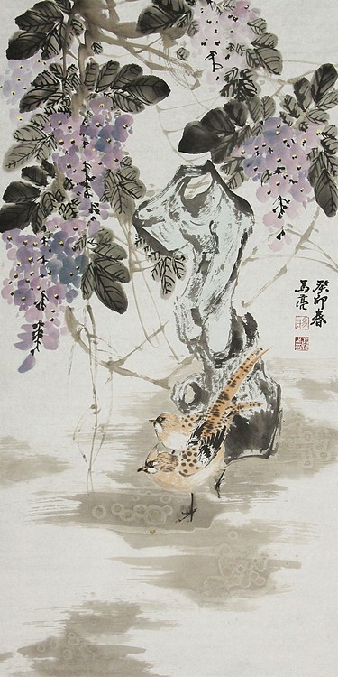 中国花鸟画主题性创作研究会副会长兼秘书长 北京市美协会员 马亮