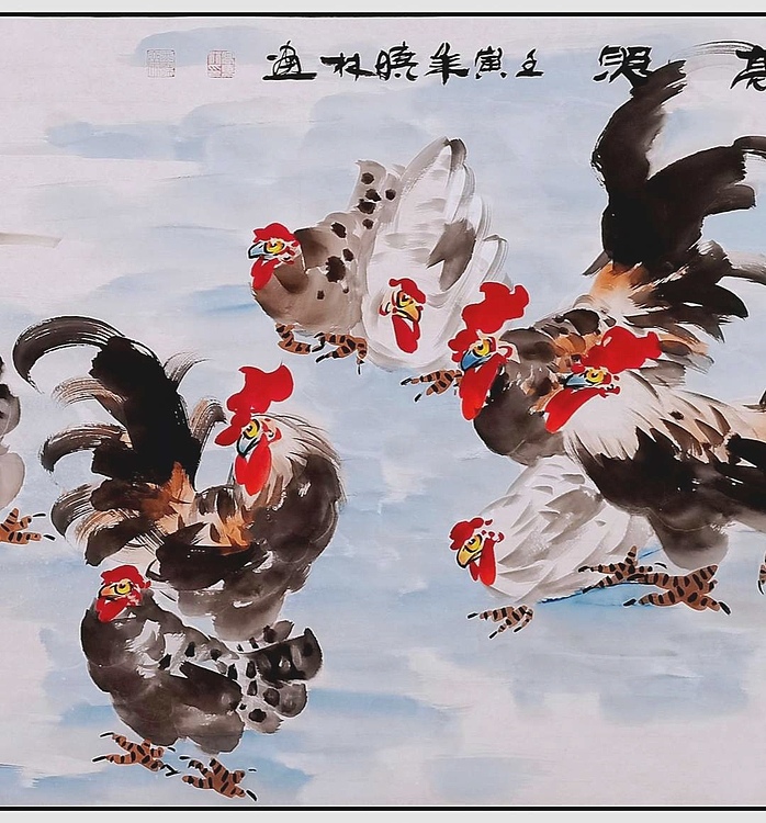 高晓林 （3652）国家一级美术师，江苏省美协会员《吉星高照》