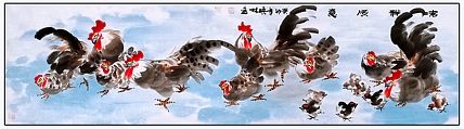 高晓林 （3968）国家一级美术师，江苏省美协会员《吉祥顺意》