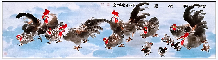 高晓林 （3968）国家一级美术师，江苏省美协会员《吉祥顺意》