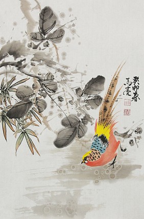 中国花鸟画主题性创作研究会副会长兼秘书长 北京市美协会员 马亮
