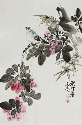 中国花鸟画主题性创作研究会副会长兼秘书长 北京市美协会员 马亮