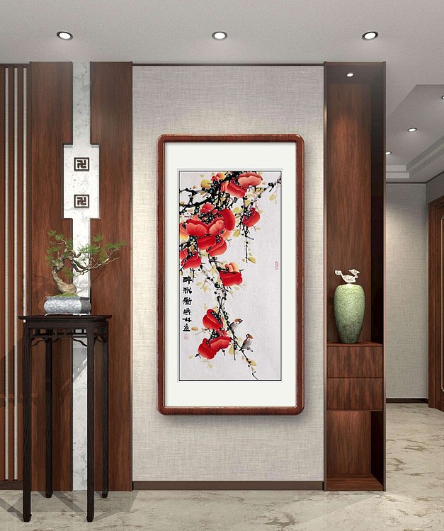 高晓林 （3622）国家一级美术师，江苏省美协会员《醉秋图》