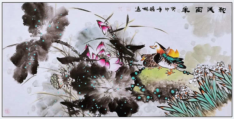 高晓林 （3975）国家一级美术师，江苏省美协会员《和美百年》