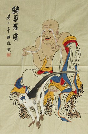 《罗汉图》画家欧阳国德