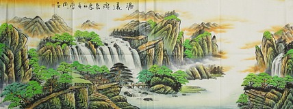 中国美协会员，陈学同 山水