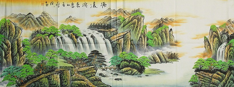 中国美协会员，陈学同 山水