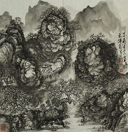 艺术家 李佛光 山水