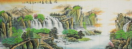 中国美协会员，陈学同 山水