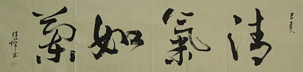 中国美术家协会会员 中国人民大学画院中国书画课题班导师 毛保增 书法