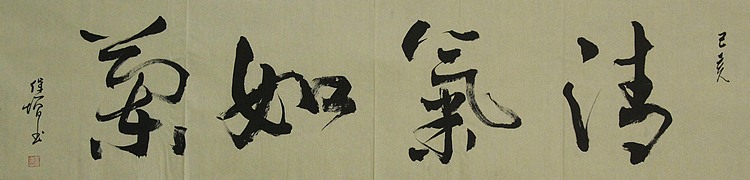 中国美术家协会会员 中国人民大学画院中国书画课题班导师 毛保增 书法