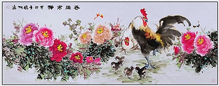 高晓林 （3987）国家一级美术师，江苏省美协会员《花开吉祥》