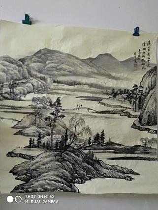 梁跃军 蓬山白云