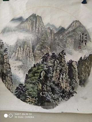 梁跃军 倚湖气象轩