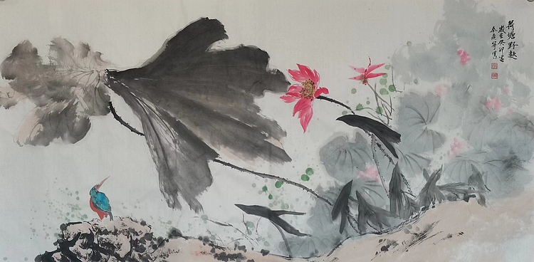 秦广宁 荷塘野趣