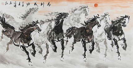 职业艺术家 周宗靖 精品国画