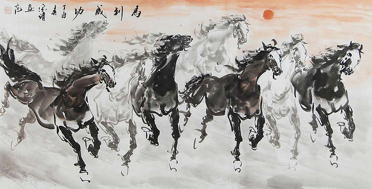职业艺术家 周宗靖 精品国画