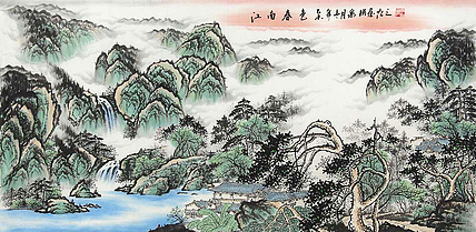 青年艺术家 泉幽 江南春色