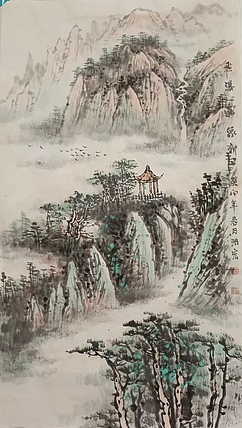刘玥宏 飞瀑气象新
