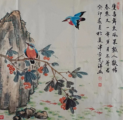 翱翔 双鸟舞东风