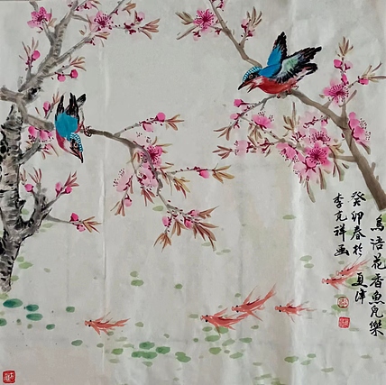 翱翔 鸟语花香