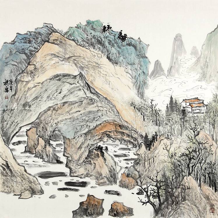 杨勇 江苏省国画院特聘画家，中国山水画研究院专职画家