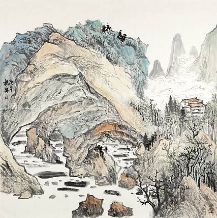 杨勇 江苏省国画院特聘画家，中国山水画研究院专职画家