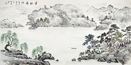 邓邵生 当代著名画家 中国美术家协会会员