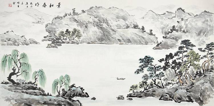 邓邵生 当代著名画家 中国美术家协会会员