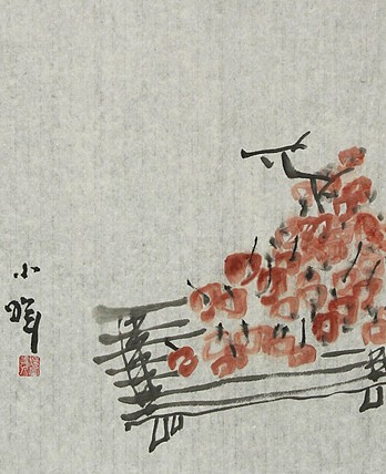 中国美协会员 路晖 花鸟
