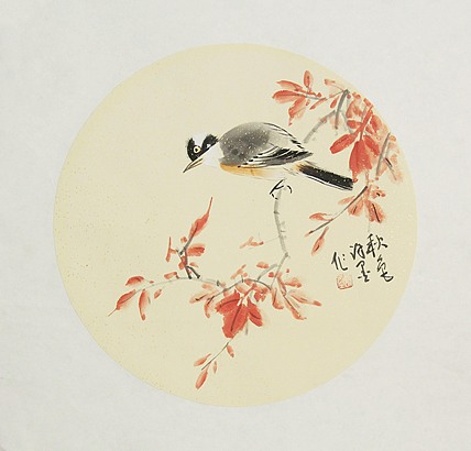 河南省美术家协会会员 许墨 花鸟 国画