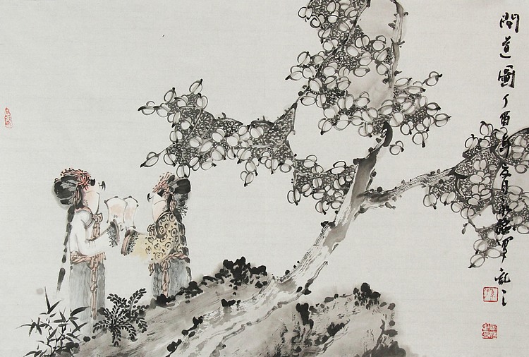 中国美术学院国画研究生 中国首位水墨皮影创作者 孙永猛