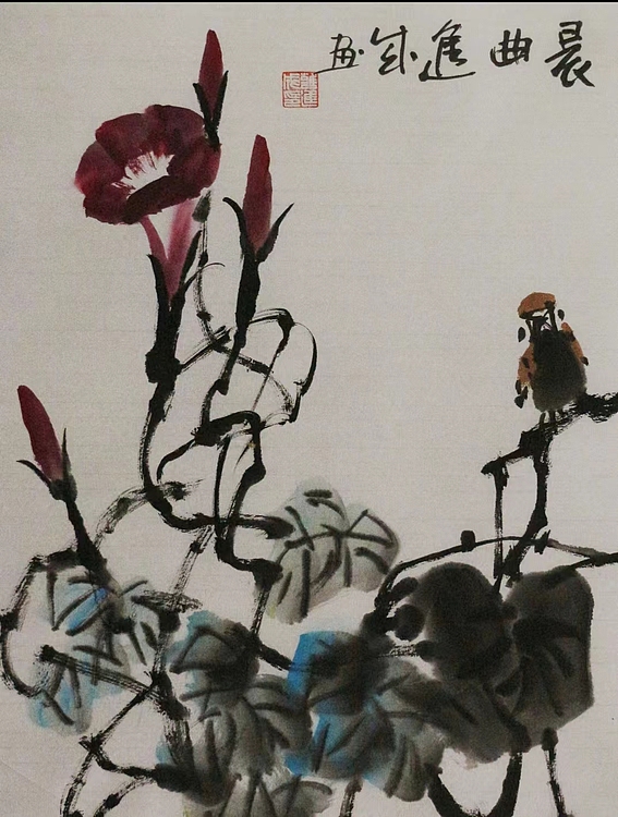 中国美协会员  宁夏美协副主席 雍进成  花鸟