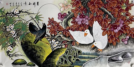 中国美协会员  董阳  （带合影）