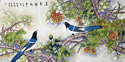 中国美协会员  董阳  （带合影）