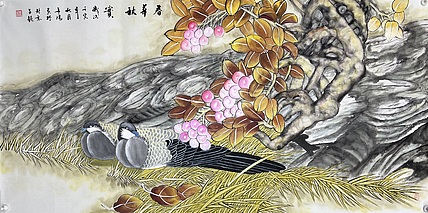 中国美协会员  董阳  （带合影）