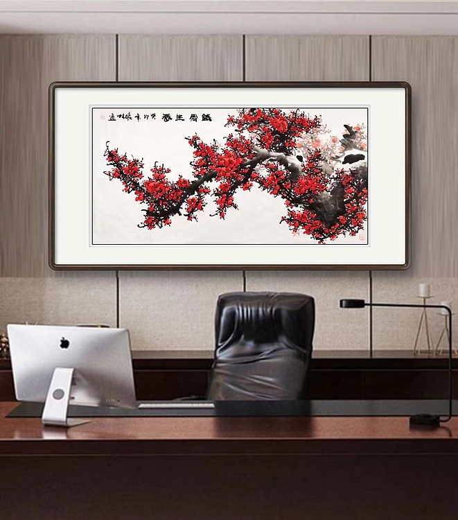 高晓林 （4041）国家一级美术师，江苏省美协会员《铁骨生春》